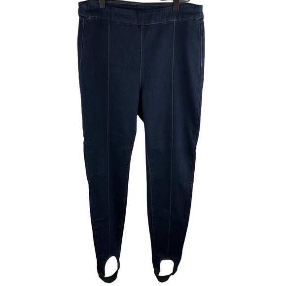 Soft Surroundings Women’s Sz M Lean Line Stretch Waist Comfy Stirrup Jeggings - Picture 1 of 9